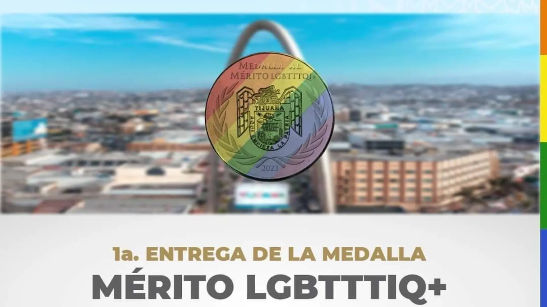 medalla al mérito LGBTTTIQ+